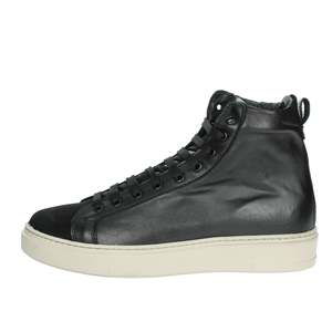 Baskets pour hommes NEVADA noires taille 42 style basketball - Product Image 1