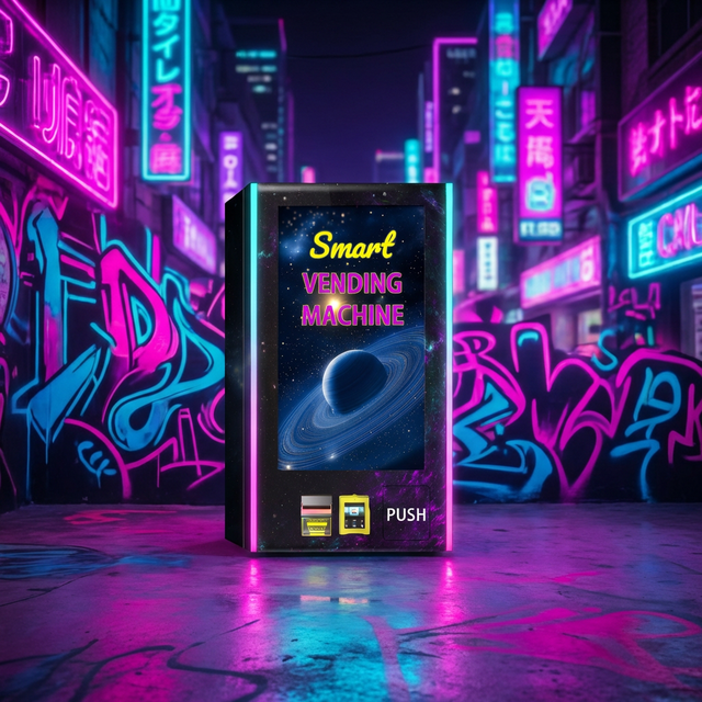 CE & RoHS Certified Mini Wall Mounted Smart Vending Machine with Touch Screen & ID Card Reader for Snus Cig Nicotine Pouches