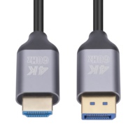 Groothandel DP naar HD-adapterkabel, ondersteunt 4K 60Hz, nylon omhulsel, compatibel met laptops, monitoren, tv's en projectoren
