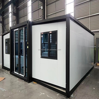 Maison préfabriquée en conteneur extensible de 20 pieds ou 40 pieds avec cuisine, villa, logement préfabriqué, maison portable, casa portable