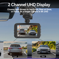 Caméra de tableau de bord de voiture OEM ODM Mini 3 pouces, double canal avant/arrière, DVR HD 1080P, grand angle 140°, capteur G, enregistrement en boucle, enregistreur vidéo