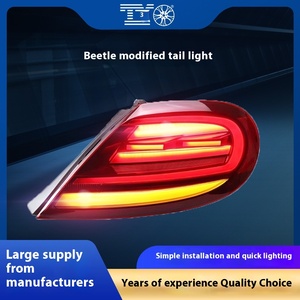 ชุดไฟท้าย LED ปี 2013-2020 แบบเสียบใช้งานได้ทันที พร้อมเอฟเฟกต์น้ำไหลแบบหายใจได้ รุ่นใหม่ 12V เลนส์สีแดง อัพเกรดสำหรับ T - Product Image 3