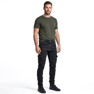 Nueva Llegada, Pantalones Vaqueros de Cintura Alta para Hombre, Estilo Vintage, ODM, 100% Algodón, Secado Rápido, Transpirables, Calidad Premium, Gran Venta - Product Image 3