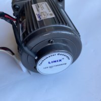 Moteur réducteur à engrenages haute précision LINIX YN80 115/220V Monophasé 25W Moteur à courant continu à aimant permanent 12V