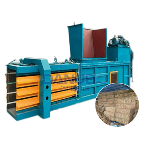 Presse à balles hydraulique automatique pour le recyclage de bouteilles PET, pailles en coton, déchets de papier et plastique - Vente chaude - Product Image 1