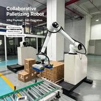 Bras de robot collaboratif intelligent pour l'emballage, la palettisation et l'automatisation des entrepôts dans l'industrie alimentaire et chimique