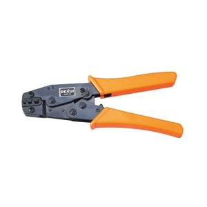 Pince à sertir les fils HS-16WF 8 pouces à cliquet, entrée frontale, qualité industrielle, acier à haute teneur en carbone - Product Image 1