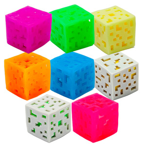 Bloques de Construcción Luminosos de TPR de 3.5cm, Coloridos, Suaves, para Niñas, Alivio del Estrés, Ligeros, Sin Líquido, Sin Gel - Product Image 5