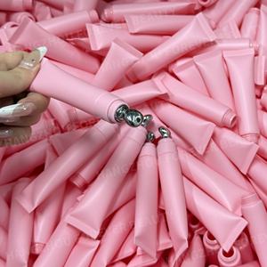 פרטי התווית החדשה אריזה ורוד לשפר סרום פפטיד טיפול שפתיים שמנמן ברק - Product Image 3