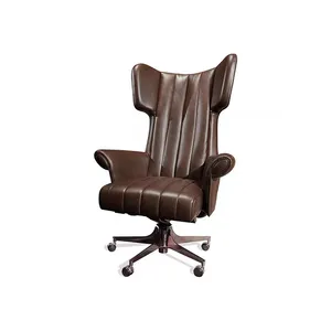 Современное роскошное офисное кресло с высокой спинкой, хорошее качество, современное черное компьютерное кресло, офисные кресла из воловьей кожи