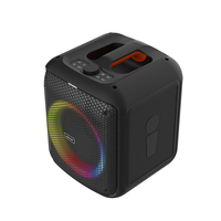 Altavoz Karaoke Inalámbrico Portátil Potente de Fábrica Original BKK, Caja de Sonido TWS Recargable, Radio FM, LED RGB, para Computadora