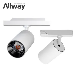 ALLWAY Hot Sale Customized Design Flexible Rail Installation Shop COB 10W LED Track Lamp