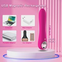 Mini vibromasseur AV Bullet pour femmes, 10 vitesses, anneau de doigt en silicone, stimulateur clitoridien, masseur du point G, jouets sexuels USB