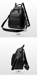 New Arrivals High Quality PU <b>Leather</b> <b>Backpack</b> Women Fashion School Bags Teenager Girls <b>Large</b> Capacity Casual Ladies <b>Backpacks</b> - Product Image 4
