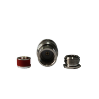 Conjunto de cinco piezas de 50 ohmios de suministro del fabricante de la marca, tipo de montaje, conector coaxial macho BNC para cable RG58