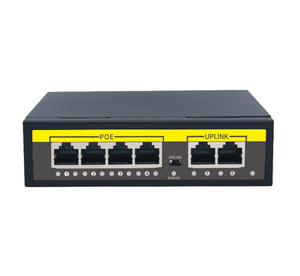 CCTV Mini 4 Port 10/100M 48V 52V Mạng <span class=keywords><strong>Ethernet</strong></span> Hoạt Động Poe <span class=keywords><strong>Switch</strong></span> 2 Uplink Cho IP Camera AP - Product Image 6