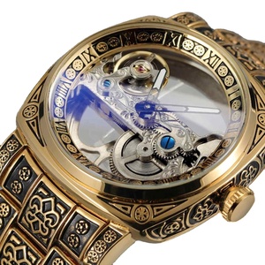OEM ODM High Quality Men's <b>Skeleton</b> Carved <b>Automatic</b> <b>Watch</b> Stainless Steel Band Luminous Waterproof Mechanical <b>Watch</b> - Product Image 1