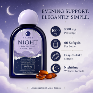 Capsules de soutien bien-être nocturne 1000mg 60 gélules Formule végétale naturelle pour un sommeil réparateur Supplément de soin corporel de nuit - Product Image 6