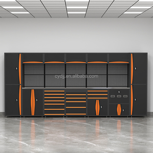 CYD Heavy Duty Metal Cabinet Lockable <strong>Drawers</strong> Adjustable Legs Large Load Capacity Garage Storage System Workstation <strong>Tool</strong> Cabinet - Product Image 5