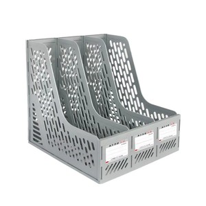 ที่เก็บเอกสารแบบ 4 ช่อง ผลิตตามสั่ง OEM ODM ขายส่งจำนวนมาก ที่วางเอกสารตั้งโต๊ะ ชั้นวางนิตยสารสำนักงาน - Product Image 1