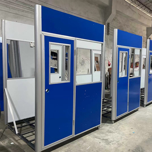 TOPPRE Cabine de sécurité extérieure temporaire mobile <span class=keywords><strong>d</strong></span>étachable Cabine de garde préfabriquée Station modulaire Cabine de garde Salle de garde - Product Image 6