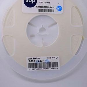 Whole Sale RR1608 0603L241JT 0603 1608 <b>Resistors</b> Chip <b>Resistors</b> SMD <b>Resistors</b> 240ohm 5% 1/10W Thick Film <b>Resistor</b> - Product Image 1