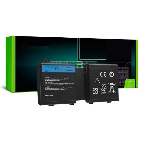 batera - compatible para porttil, 14.8v, 4400mah, ideal para modelos alienware 17 y 18, proporciona energa confiable y
