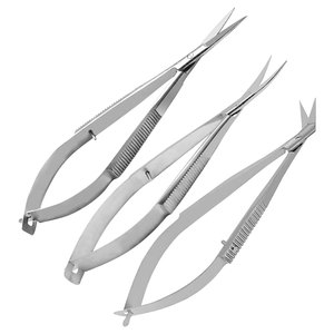 Pinces chirurgicales micro-coupantes à ressort, pointe acérée, acier inoxydable, lame courbée, pour droitiers, style russe, pour peaux mortes, kit de manucure - Product Image 1