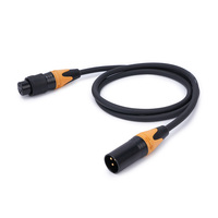 Câble de micro XLR femelle vers double XLR mâle en Y avec gaine en PVC et blindage tressé, résolution 1080p