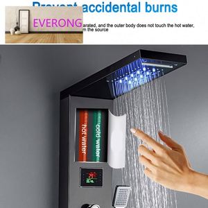 Pannello doccia Led per bagno pannello doccia con cascata e doccia massaggio termostatico - Product Image 5