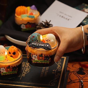 Caja <span class=keywords><strong>de</strong></span> Regalo con 3 Velas Aromáticas <span class=keywords><strong>de</strong></span> Halloween, <span class=keywords><strong>Vela</strong></span> <span class=keywords><strong>de</strong></span> <span class=keywords><strong>Cera</strong></span> <span class=keywords><strong>de</strong></span> Soya sin Humo para Decoración del Hogar y Fiestas - Product Image 1