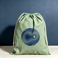 Sac à cordon en toile à motif de dessin animé imprimé sur mesure, design écologique et recyclable, léger, pour le sport et le rangement extérieur