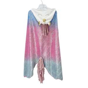 Couverture <span class=keywords><strong>Cape</strong></span> à capuche portable de conception <span class=keywords><strong>d</strong></span>'animaux différents Couverture châle <span class=keywords><strong>polaire</strong></span> en flanelle - Product Image 2