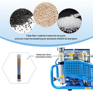 Compresor de Aire TUXING Personalizado al por Mayor, Fabricante, 100L, Cuatro Cilindros, 4500psi/30mpa/300bar, para Bomberos, Buceo, <span class=keywords><strong>Paintball</strong></span> - Product Image 4