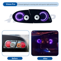 HETOP pour Mazda 6 : Feux arrière transparents améliorés 2003-2015, lampe de voiture RGB personnalisée spéciale, feux arrière dynamiques colorés, feux de jour (DRL)