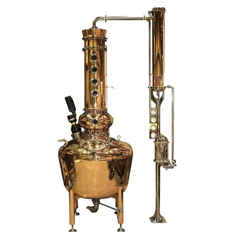 Destilador de vino casero, kit de fabricación de whisky, alcohol de cobre y acero inoxidable, 100L 150L 200L