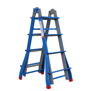 Metallika 4+5 Steps Multipurpose <b>Ladder</b> for Construction Machinery - Product Image 1