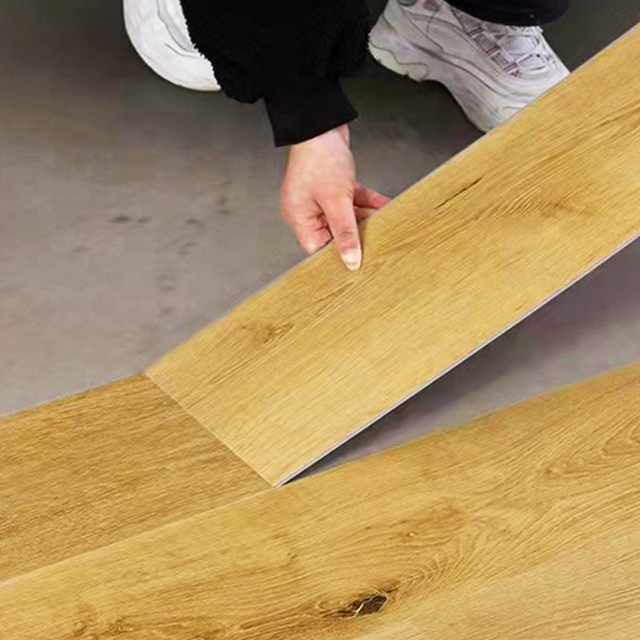Waterproof LVT Interlocking Rigid Core PVC Click Vinyl Flooring SPC Plank for Indoor Use