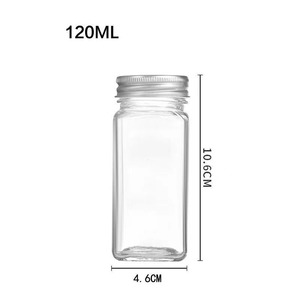 Barattoli di <span class=keywords><strong>Vetro</strong></span> per <span class=keywords><strong>Spezie</strong></span> da 120ml, Bottiglie Sigillate da 4oz con Coperchio, Utensili da Cucina, <span class=keywords><strong>Contenitori</strong></span> Sigillati per Pepe del Sichuan e Condimenti per Campeggio - Product Image 6