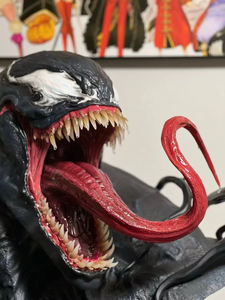 Estatua de tamaño real personalizable, escultura de resina, personaje de película de <span class=keywords><strong>Marvel</strong></span>, estatua de busto de veneno de resina para Decoración - Product Image 2