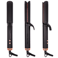 Nouveau produit 2026 Lange en promotion : Lisseur et fer à boucler professionnel 2-en-1 à flux d'air, marque privée, pour salon
