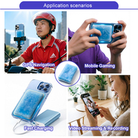 Paquete de hielo refrigerante PCM Bingfan personalizado para teléfono móvil, parche de enfriamiento para recuperación automática del teléfono, protege el teléfono, con certificación CE.