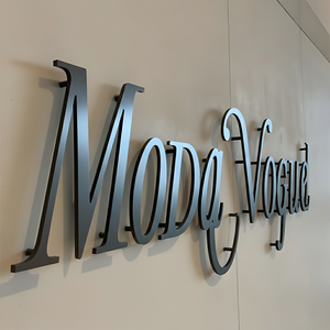 Letrero <span class=keywords><strong>de</strong></span> Letras <span class=keywords><strong>de</strong></span> Metal Pintado con Nombre <span class=keywords><strong>de</strong></span> Empresa <span class=keywords><strong>en</strong></span> Acero Inoxidable Personalizado, Letrero <span class=keywords><strong>de</strong></span> Letras Acrílicas con Luz LED No Luminosa para Tienda - Product Image 2