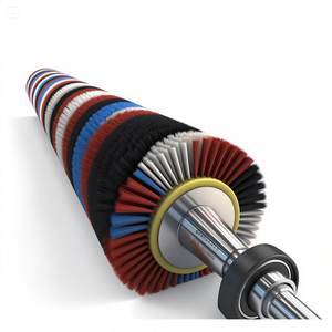 Kunden spezifische DIY industrielle Reinigungs walzen Stahldraht Borsten walzen bürste OEM-Unterstützung nach Konstruktion zeichnungen - Product Image 2