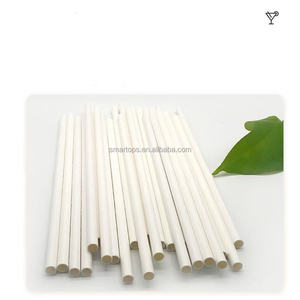 Smartpos Trắng Phân Hủy Sinh Học Uống Giấy Rơm 8*197 Mm 8*210 Mm Giấy Ống Hút Cho Đảng Trang Trí - Product Image 2