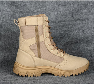 YAKEDA OEM настраиваемые мягкие легкие водонепроницаемые мужские тренировочные тактические ботинки - Product Image 5