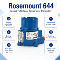 Transmitter Suhu Akurasi Tinggi Rosemount 644 4-20mA HART dengan Layar LCD