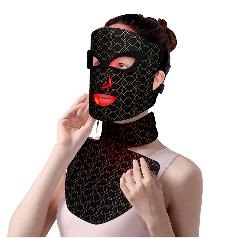 8-Color Infrared LED Light Therapy Mask | Handheld & Waterproof Facial Device with US/AU Plugs | Anti-Aging & Skin Rejuvenation – orangles Kuwait