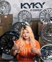 Velg Tempa Desain Khusus untuk Truk Layanan OEM ODM Pelek Poles Datar untuk Ford F250 F350 untuk GMC Sierra 2500HD