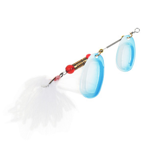 Señuelo de plumas giratorias de 17g para pesca de lubina en aguas medias, paquete de 3 - Product Image 5